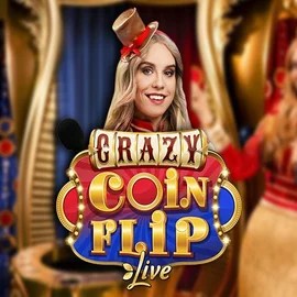 Official Live Casino logo: Crazy Coin Flip by Evolution at Onlywin Casino
