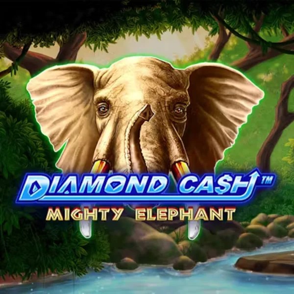 Diamond Cash Mighty Elephant online game logo by Greentube on onlywincanada.ca