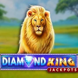 Diamond King Jackpots by SpinPlay Games, showcased at onlywincanada.ca – game logo