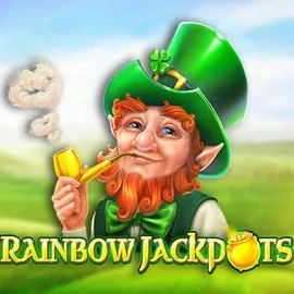 Rainbow Jackpots slot visual from Red Tiger Gaming available on onlywincanada.ca