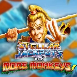 Stellar Jackpots with More Monkeys logo by Lightning Box Game at Onlywin Casino